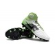 Nike Magista Obra 2 FG Firm Ground Football Cleats White Black Green