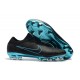 Nike Mercurial Vapor Flyknit Ultra FG ACC Soccer Cleat - Black Blue