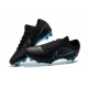 Nike Mercurial Vapor Flyknit Ultra FG ACC Soccer Cleat - Black Blue