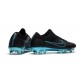 Nike Mercurial Vapor Flyknit Ultra FG ACC Soccer Cleat - Black Blue