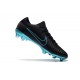 Nike Mercurial Vapor Flyknit Ultra FG ACC Soccer Cleat - Black Blue