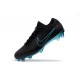 Nike Mercurial Vapor Flyknit Ultra FG ACC Soccer Cleat - Black Blue