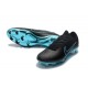 Nike Mercurial Vapor Flyknit Ultra FG ACC Soccer Cleat - Black Blue