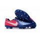 Nike Tiempo Legend VII FG K-leather Soccer Cleats Blue Rose