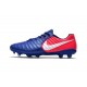 Nike Tiempo Legend VII FG K-leather Soccer Cleats Blue Rose