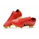 Nike Mercurial Vapor Flyknit Ultra FG ACC Soccer Cleat - Red Yellow