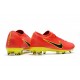 Nike Mercurial Vapor Flyknit Ultra FG ACC Soccer Cleat - Red Yellow