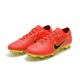 Nike Mercurial Vapor Flyknit Ultra FG ACC Soccer Cleat - Red Yellow