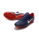 Nike Mercurial Vapor 11 FG Men Football Cleats - Dark Blue Red