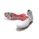Nike Magista Obra II FG Men Soccer Boots White Red
