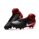 Nike Magista Obra II FG Men Soccer Boots Black Crimson
