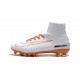 Nike Mercurial Superfly 5 FG ACC Dynamic Fit Boot - White Orange