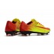 Nike Mercurial Vapor 11 FG Men Football Cleats - Yellow Red