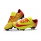 Nike Mercurial Vapor 11 FG Men Football Cleats - Yellow Red