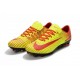 Nike Mercurial Vapor 11 FG Men Football Cleats - Yellow Red