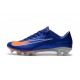 Nike Mercurial Vapor 11 FG Men Football Cleats - Blue Orange