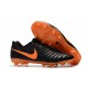 Nike Tiempo Legend VII FG K-leather Soccer Cleats Black Orange