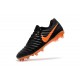 Nike Tiempo Legend VII FG K-leather Soccer Cleats Black Orange