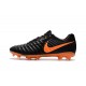 Nike Tiempo Legend VII FG K-leather Soccer Cleats Black Orange