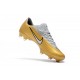 Nike Mercurial Vapor 11 FG Men Football Cleats - Golden White