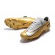 Nike Mercurial Vapor 11 FG Men Football Cleats - Golden White