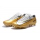 Nike Mercurial Vapor 11 FG Men Football Cleats - Golden White