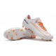 Nike Mercurial Vapor 11 FG Men Football Cleats - White Orange