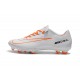 Nike Mercurial Vapor 11 FG Men Football Cleats - White Orange