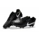 New Nike Tiempo Legend VII FG Kangaroo Boots - Black White