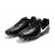 New Nike Tiempo Legend VII FG Kangaroo Boots - Black White
