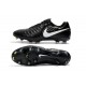 New Nike Tiempo Legend VII FG Kangaroo Boots - Black White