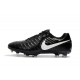 New Nike Tiempo Legend VII FG Kangaroo Boots - Black White