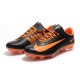 New Nike Mercurial Vapor XI FG Soccer Boots Black Orange