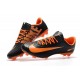 New Nike Mercurial Vapor XI FG Soccer Boots Black Orange
