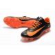 New Nike Mercurial Vapor XI FG Soccer Boots Black Orange