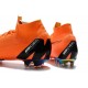 Nike Mercurial Superfly 6 Elite FG Soccer Cleats Total Orange Black