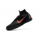 Nike MercurialX Superfly 360 Elite TF Turf Soccer Shoe Black Orange