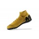 Nike MercurialX Superfly 360 Elite TF Turf Soccer Shoe Golden Black
