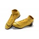 Nike MercurialX Superfly 360 Elite TF Turf Soccer Shoe Golden Black