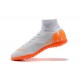 Nike MercurialX Superfly 360 Elite TF Turf Soccer Shoe White Orange