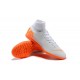 Nike MercurialX Superfly 360 Elite TF Turf Soccer Shoe White Orange