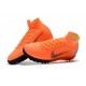 Nike MercurialX Superfly 360 Elite TF Turf Soccer Shoe Orange Black