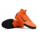 Nike MercurialX Superfly 360 Elite TF Turf Soccer Shoe Orange Black