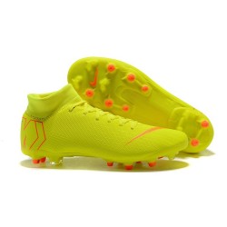 Nike Mercurial Superfly 6 Elite AG-Pro Soccer Cleats Yellow Orange