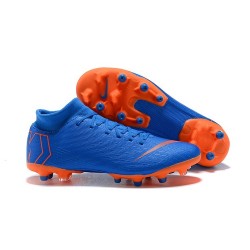Nike Mercurial Superfly 6 Elite AG-Pro Soccer Cleats Blue Orange