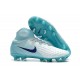 Nike Magista Obra II FG Men Soccer Boots White Blue Black