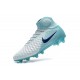 Nike Magista Obra II FG Men Soccer Boots White Blue Black