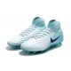 Nike Magista Obra II FG Men Soccer Boots White Blue Black