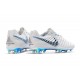 New Nike Tiempo Legend VII FG Kangaroo Boots - White Blue
