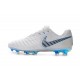 New Nike Tiempo Legend VII FG Kangaroo Boots - White Blue
